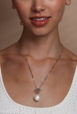 MELINDA MARIA Life's A Ball Pearl Pendant Necklace