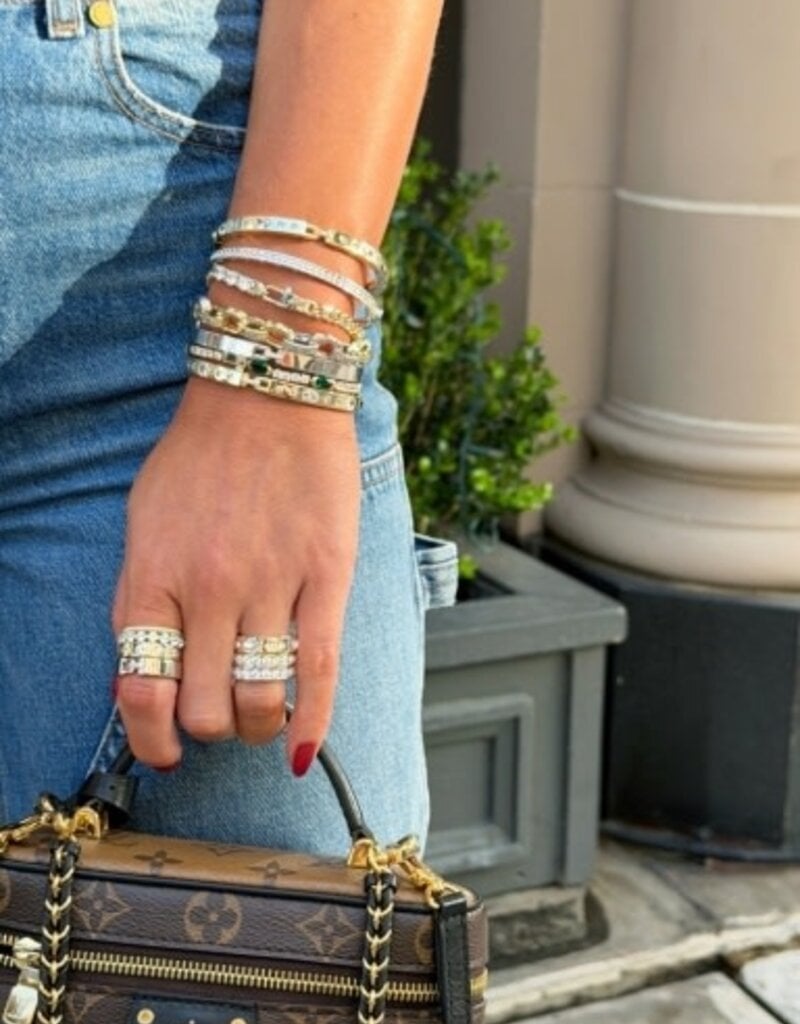 MELINDA MARIA Ashley Lock Cuff 6mm