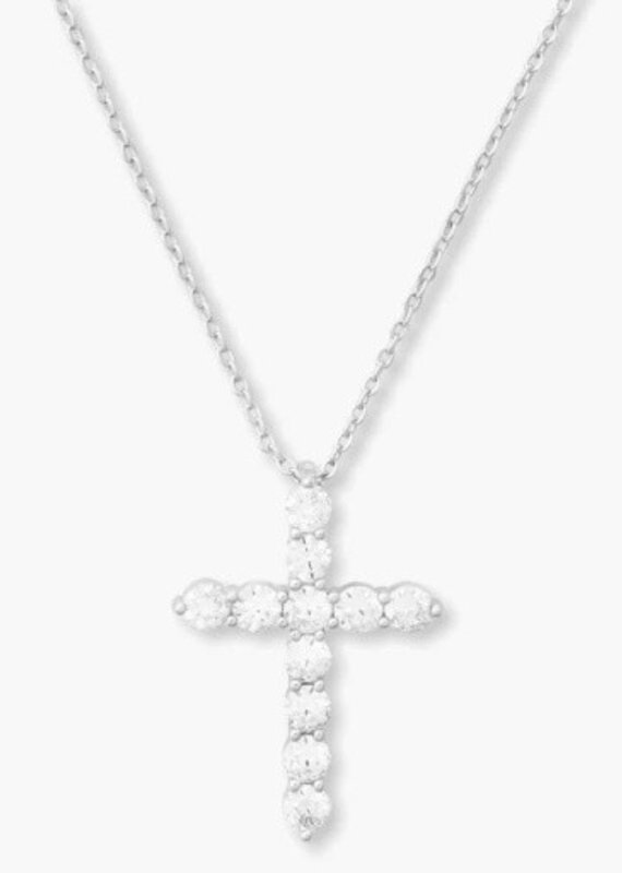 MELINDA MARIA Oh She Fancy Cross Pendant 15'