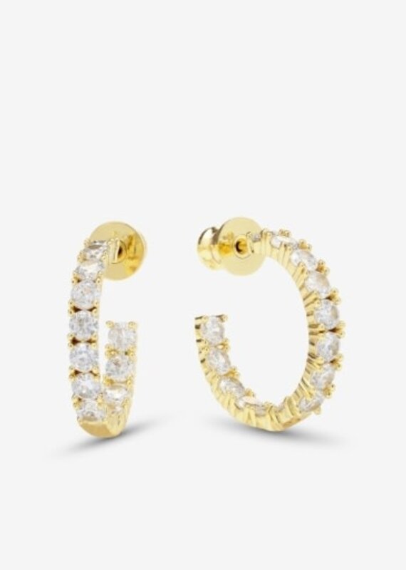 MELINDA MARIA Heiress Hoops .75"