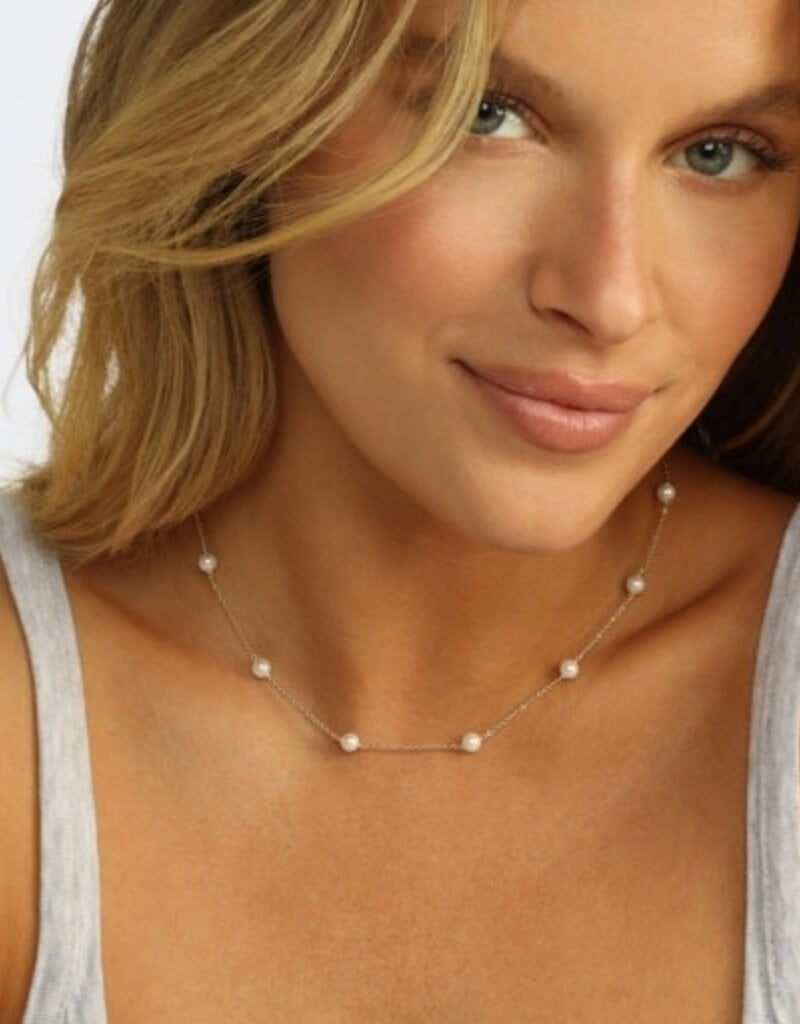 MELINDA MARIA Perfect Pearl Infinity Necklace