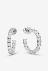 MELINDA MARIA Heiress Hoops .75"