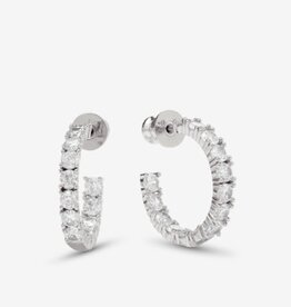 MELINDA MARIA Heiress Hoops .75"