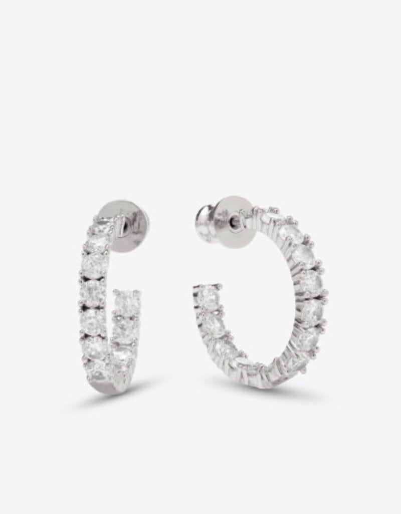 MELINDA MARIA Heiress Hoops .75"