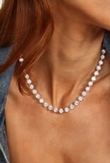 MELINDA MARIA She's an Icon Mama Tennis Necklace 16'