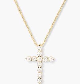 MELINDA MARIA Oh She Fancy Small Cross Pendant