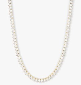 MELINDA MARIA Mama Not Your Basic Tennis Necklace 16'