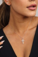MELINDA MARIA Oh She Fancy Small Cross Pendant