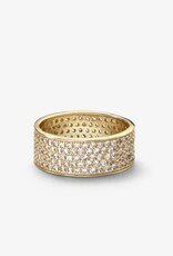 MELINDA MARIA Slick Pave Ring