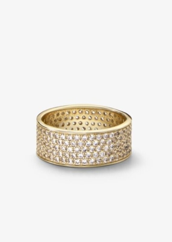 MELINDA MARIA Slick Pave Ring