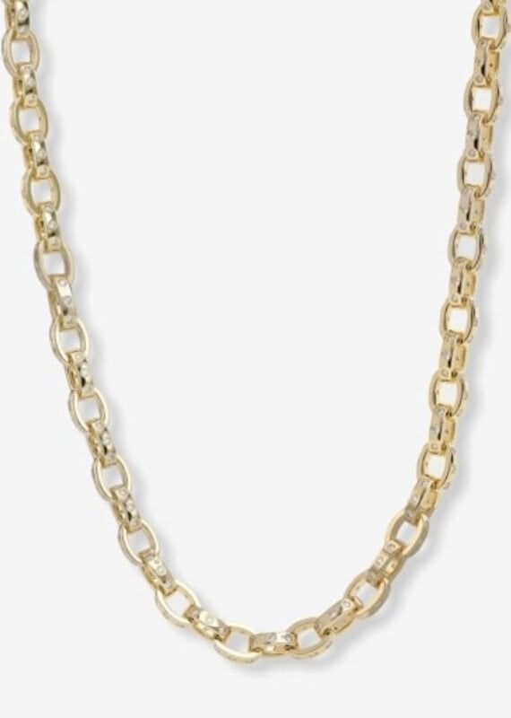 MELINDA MARIA Ashley Chain Link Necklace 9mm