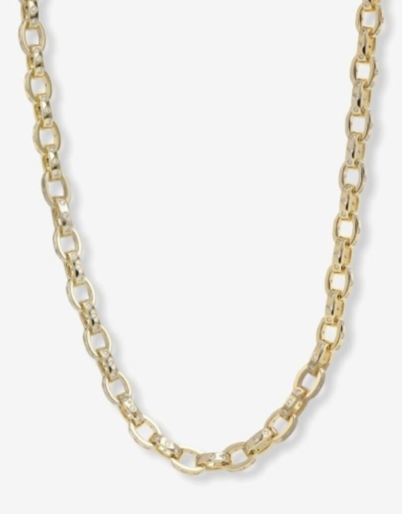 MELINDA MARIA Ashley Chain Link Necklace 9mm