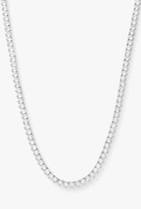 MELINDA MARIA Not Your Basic Tennis Necklace 18'