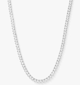 MELINDA MARIA Not Your Basic Tennis Necklace 18'