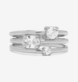 MELINDA MARIA Nina Stacked Ring