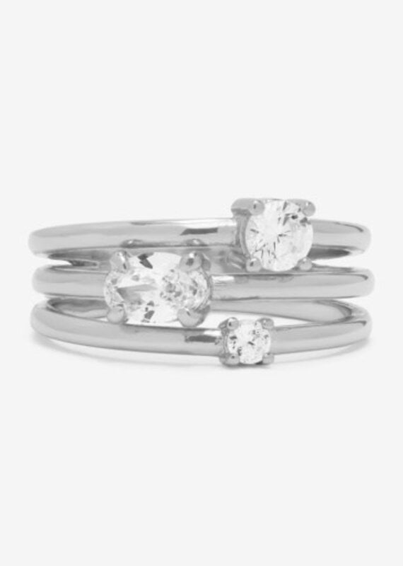 MELINDA MARIA Nina Stacked Ring