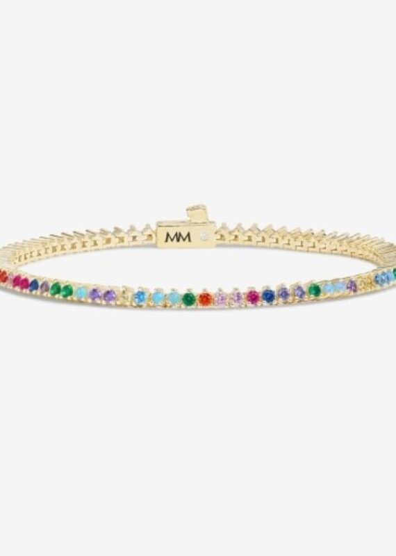 MELINDA MARIA Baby Not Your Basic Tennis Bracelet