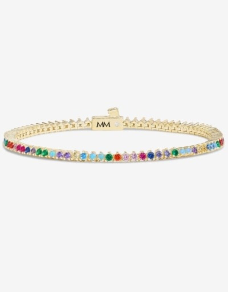 MELINDA MARIA Baby Not Your Basic Tennis Bracelet