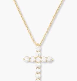 MELINDA MARIA Oh She Fancy Cross Pendant 15'