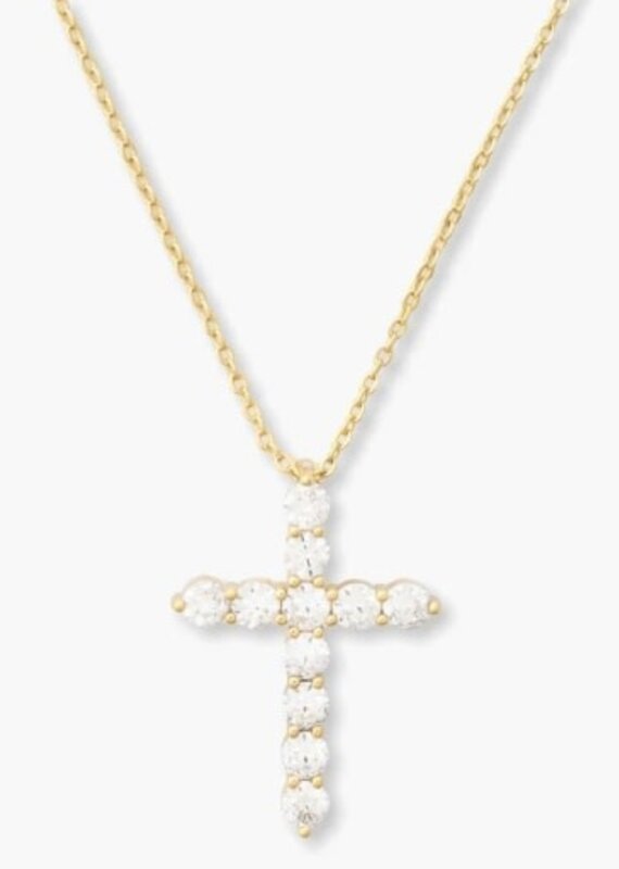 MELINDA MARIA Oh She Fancy Cross Pendant 15'