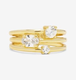 MELINDA MARIA Nina Stacked Ring