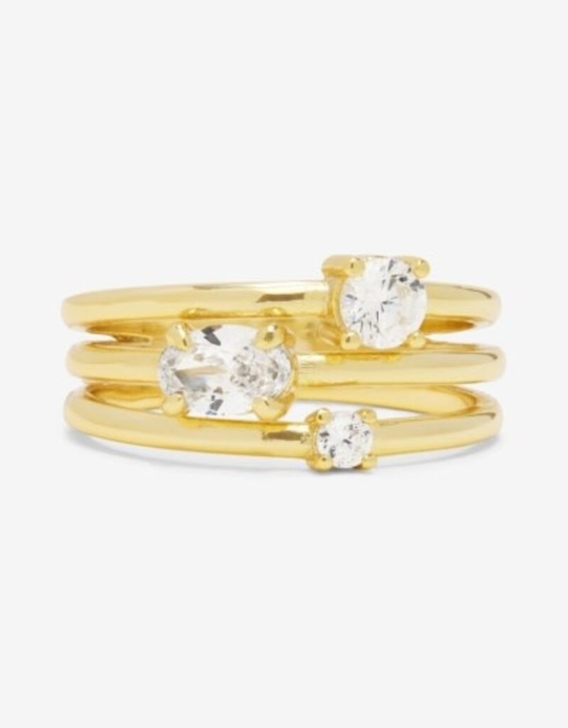 MELINDA MARIA Nina Stacked Ring