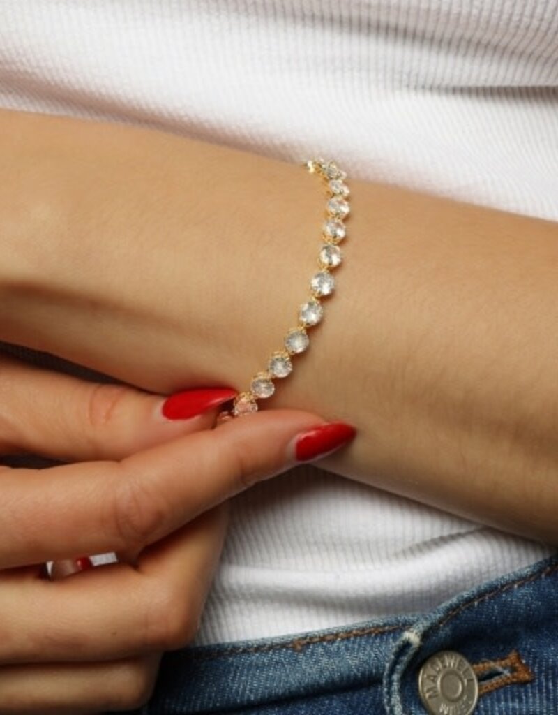 MELINDA MARIA She's an Icon Tennis Bracelet