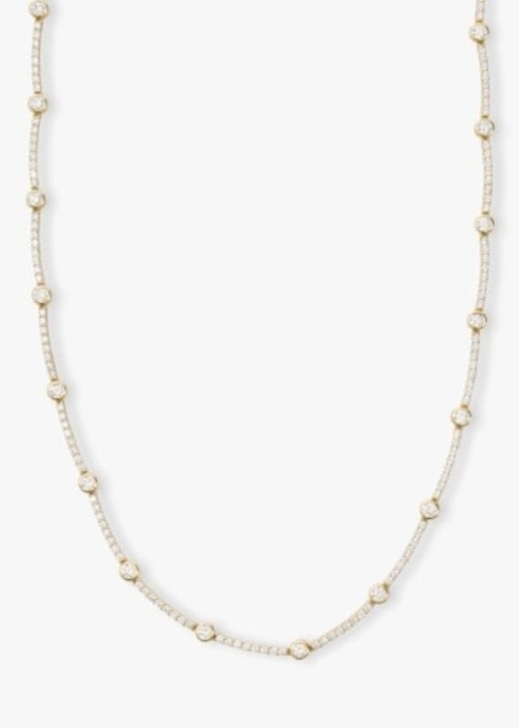 MELINDA MARIA She's an Icon Station Necklace 16'