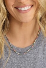 MELINDA MARIA Baby Not Your Basic Tennis Necklace 18"