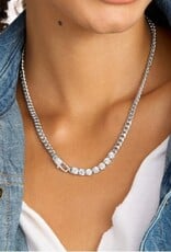 MELINDA MARIA Baby Julian Loves Diamonds Necklace 18'