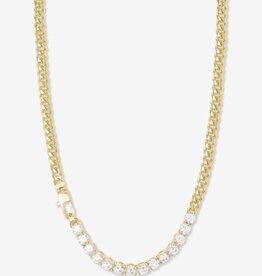 MELINDA MARIA Baby Julian REALLY Loves Diamonds Necklace 16'