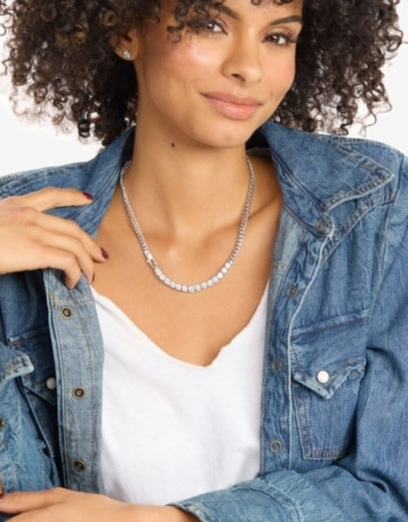 MELINDA MARIA Baby Julian REALLY Loves Diamonds Necklace 18'