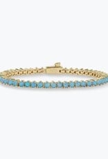 MELINDA MARIA Not Your Basic Blue Opal Bracelet