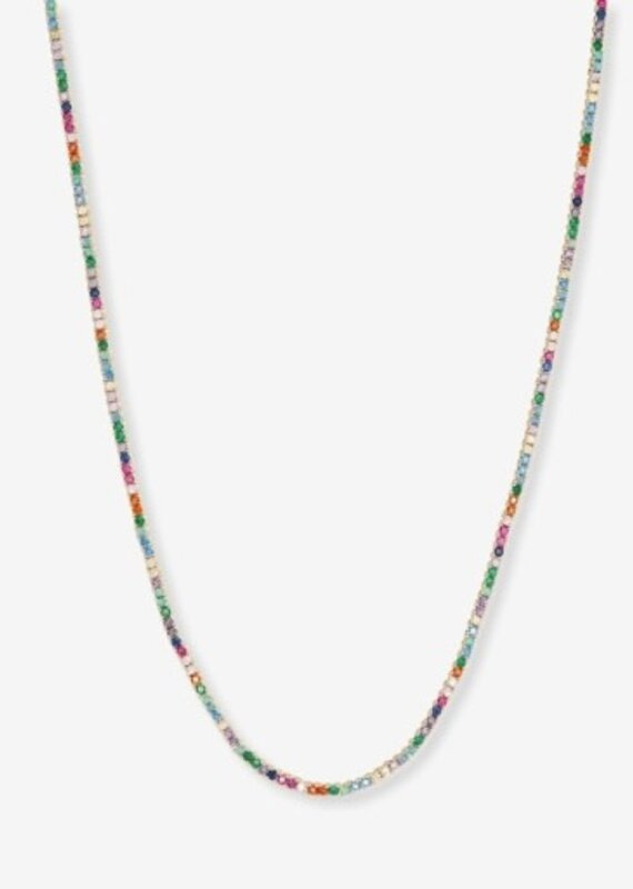 MELINDA MARIA Baby Heiress Tennis Necklace