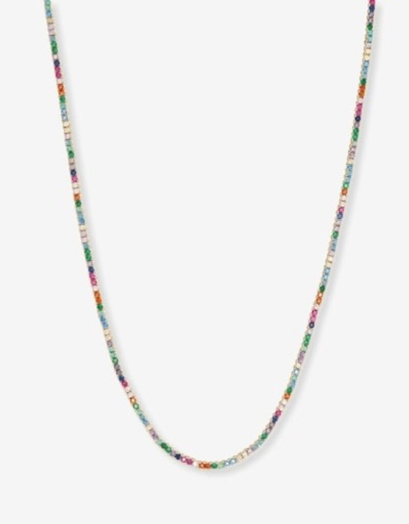 MELINDA MARIA Baby Heiress Tennis Necklace