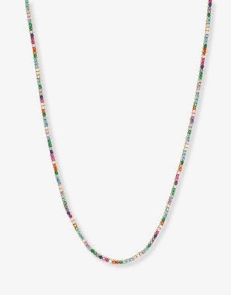 MELINDA MARIA Baby Heiress Tennis Necklace