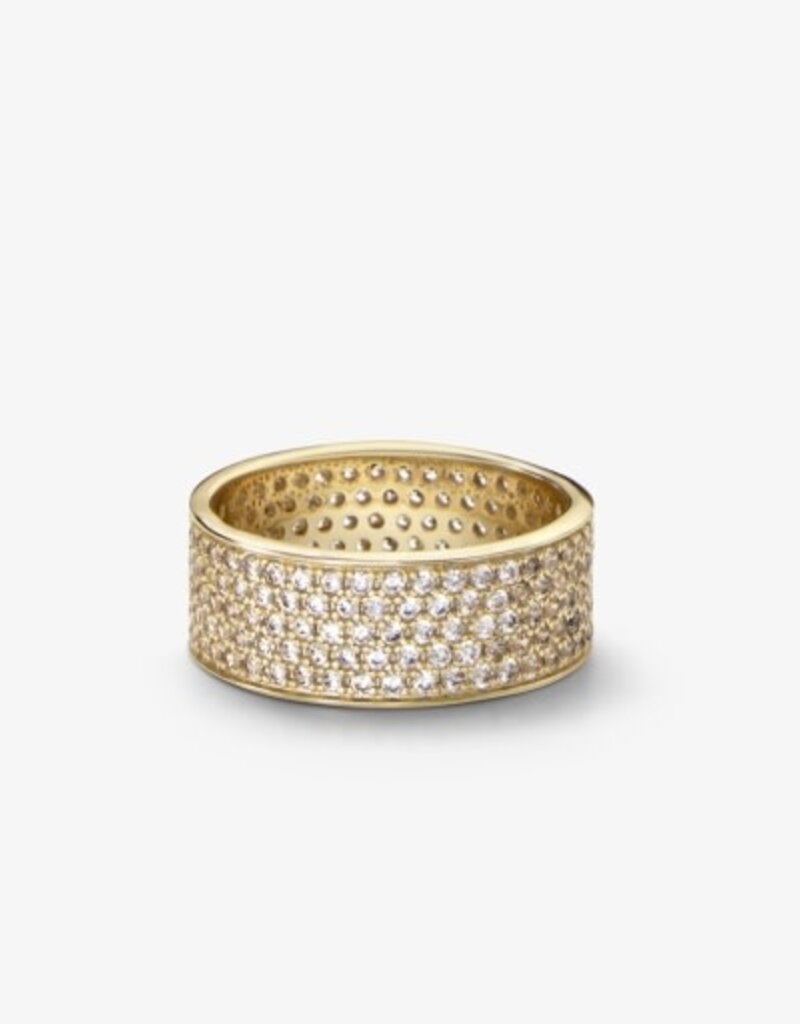 MELINDA MARIA Slick Pave Ring
