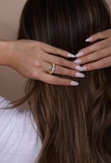 MELINDA MARIA Oh She Fancy Stacked Diamond Ring