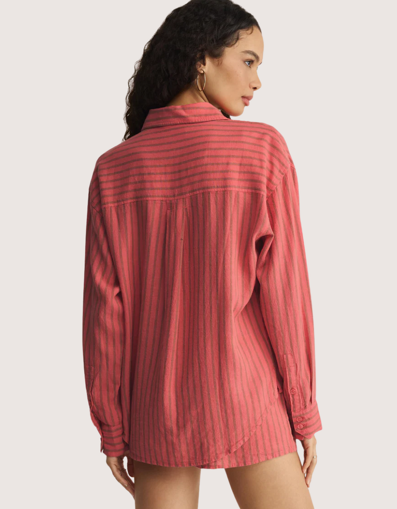 Z SUPPLY The Perfect Striped Button Up Gelato
