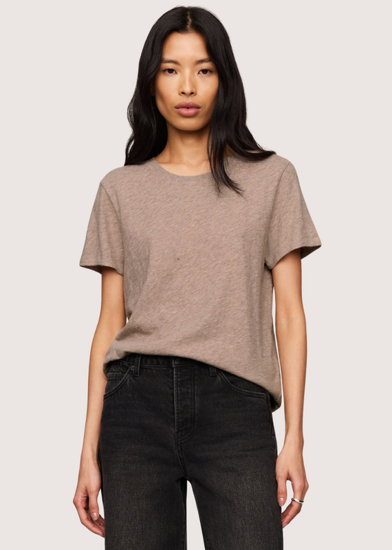 Z SUPPLY Foundation Slub Tee Heather Ash