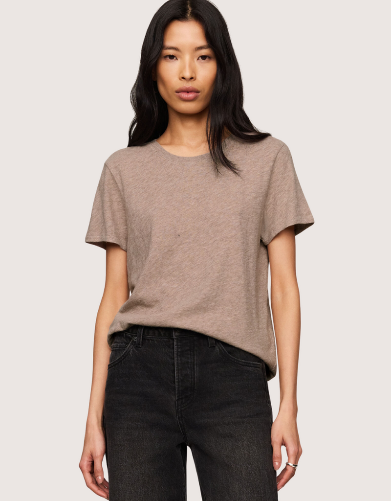 Z SUPPLY Foundation Slub Tee Heather Ash