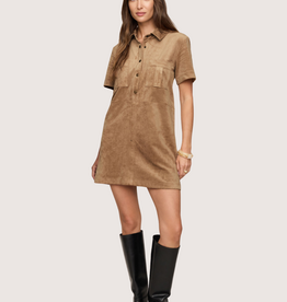 Z SUPPLY Leone Suede Mini Dress
