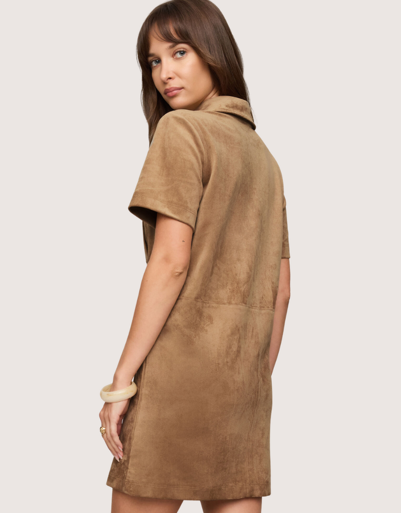 Z SUPPLY Leone Suede Mini Dress
