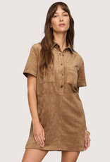 Z SUPPLY Leone Suede Mini Dress