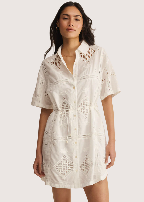 Z SUPPLY Annabelle Eyelet Dress White