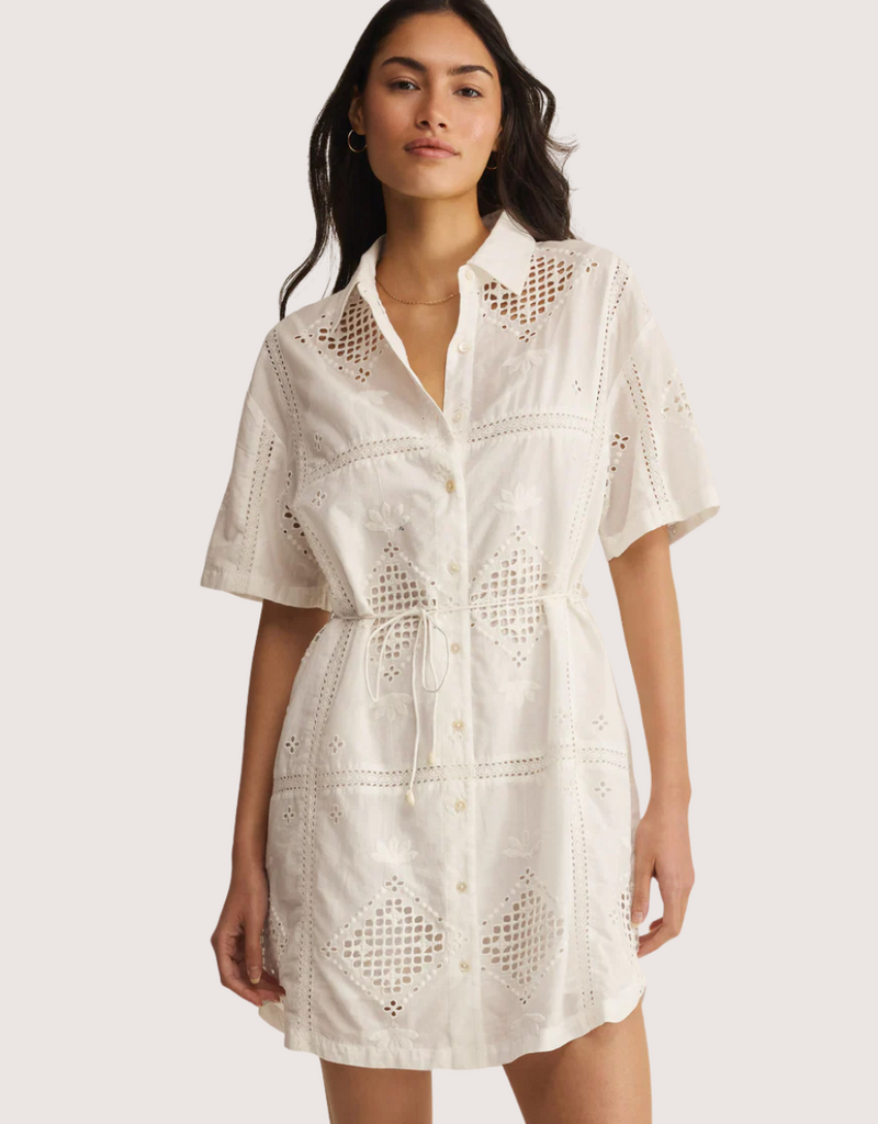 Z SUPPLY Annabelle Eyelet Dress White