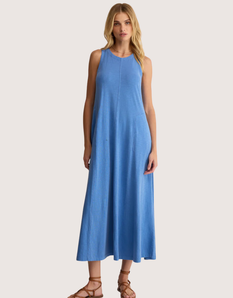 Z SUPPLY Waters Edge Midi Dress Marina