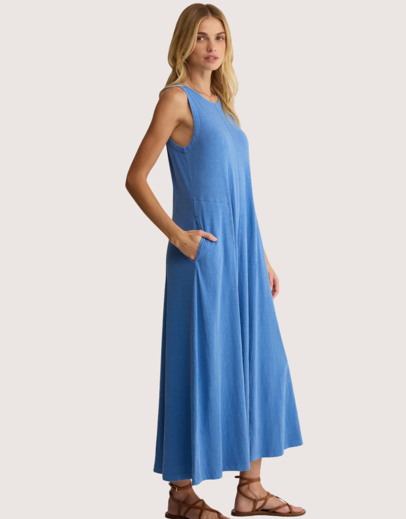 Z SUPPLY Waters Edge Midi Dress Marina
