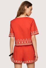 Z SUPPLY Cast of Waves Top Lychee