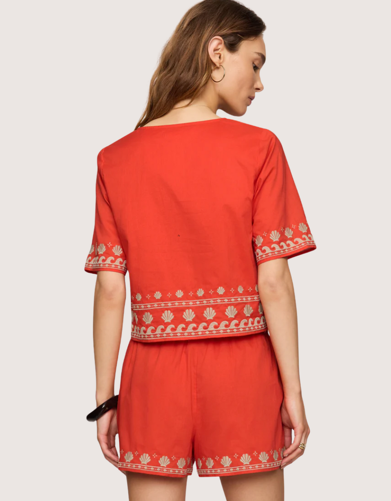 Z SUPPLY Cast of Waves Top Lychee